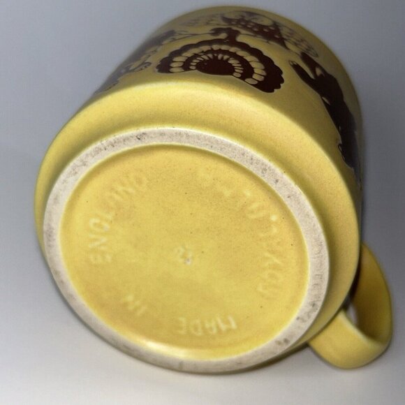 VTG Royal Alma Ironstone PIG OWL KITTY TURKEY COFFEE MUG England - Picture 4 of 7